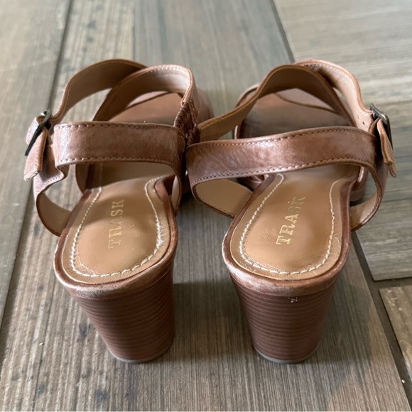 Trask Charlene Women's Heeled Leather Sandals Women's Size 10 - Picture 9 of 12